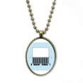 thumbnail image 1 of Barcode Coupe Papier Concassage Collier Chaîne Vintage Perle Pendentif Bijoux Collection, 1 of 3