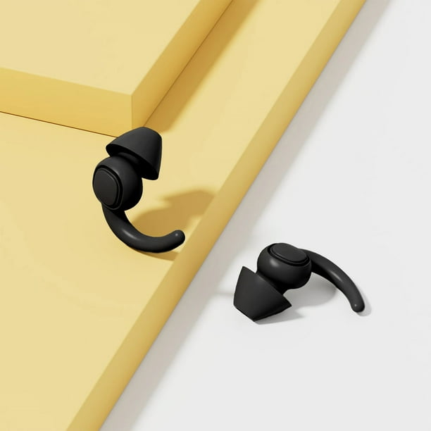 Xihbxyly Tapones Insonorizados para Los Oídos, Reducción de Ruido y Protección Auditiva, Cómodos para Dormir, Nadar y Estudiar, Reutilizables E Impermeables, Juego de 3 Piezas, Diseño Compacto, Rosa,
