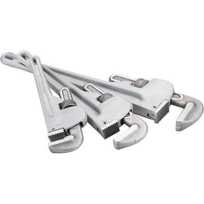 

3 Piece Aluminum Handle Pipe Wrench Tool Plumbing Plumbers Water