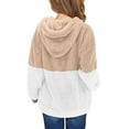 thumbnail image 2 of Sherrylily Girls Fuzzy Fleece Hoodies Sweatshirt Casual Loose Pullover with Pockets 4-15 Years, 2 of 6