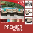 thumbnail image 1 of Premier 19 Piece Outdoor Wicker Patio Furniture Package PREMIER-07a-BBKZ, 1 of 4