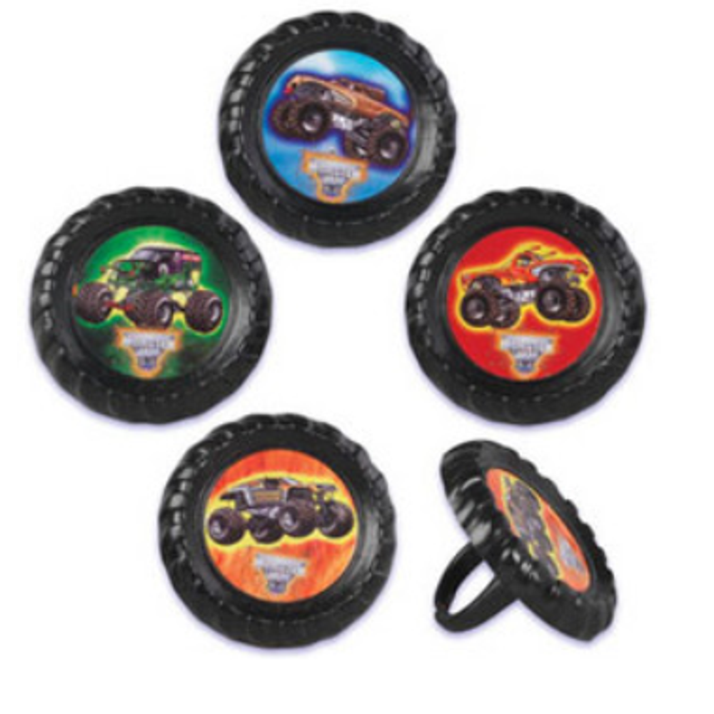 Monster Jam 12pack Cupcake Decoration Toppers