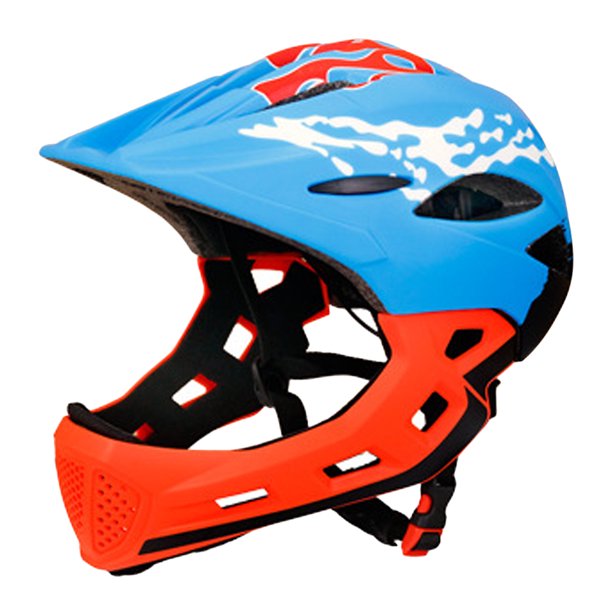 Tomshoo Children Bike Helmet Adjustable Detachable Full Face Helmet For Kids Outdoor Balance Car Cycling Skateboard Age 3 12 Year Old Walmart Com Walmart Com
