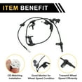 thumbnail image 4 of Unique Bargains ABS Wheel Speed Sensor ABS Sensor Anti-lock Braking System Sensor No.895460R020 for Toyota Rav4 2013-2019 1 Pc Rear Left, 4 of 6