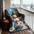 thumbnail image 5 of Beautynvta Christmas Throw Blanket, Extra Large Snowman Printed Flannel Fleece Blanket, Soft Warm Winter Holiday Decorative Blanket for Sofa Couch Bed, 27.5x39.4 Inch, 5 of 6