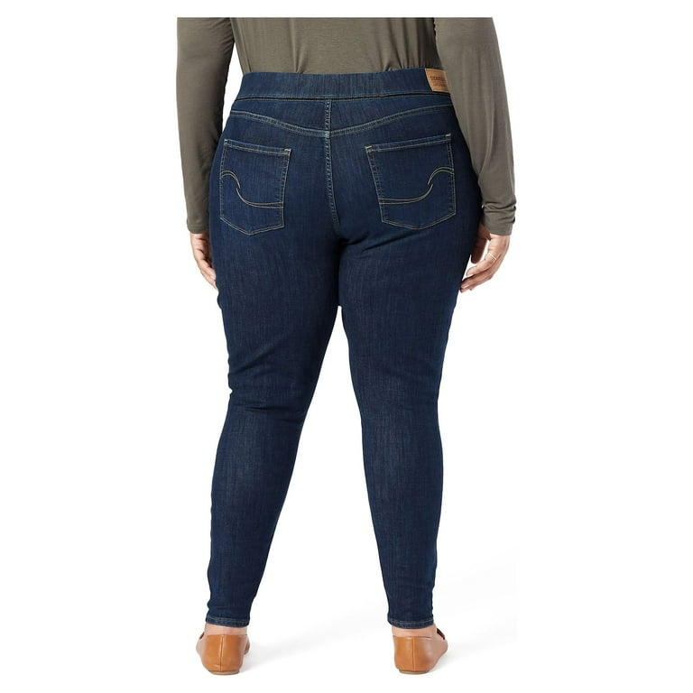 Levi pull on jeans plus size top