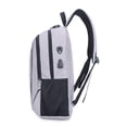 thumbnail image 3 of Mochila para ordenador portátil para viajes, mochila antirrobo para ordenador portátil para hombres, mochila de negocios, mochila de trabajo con puerto de carga USB, gris, 3 of 5