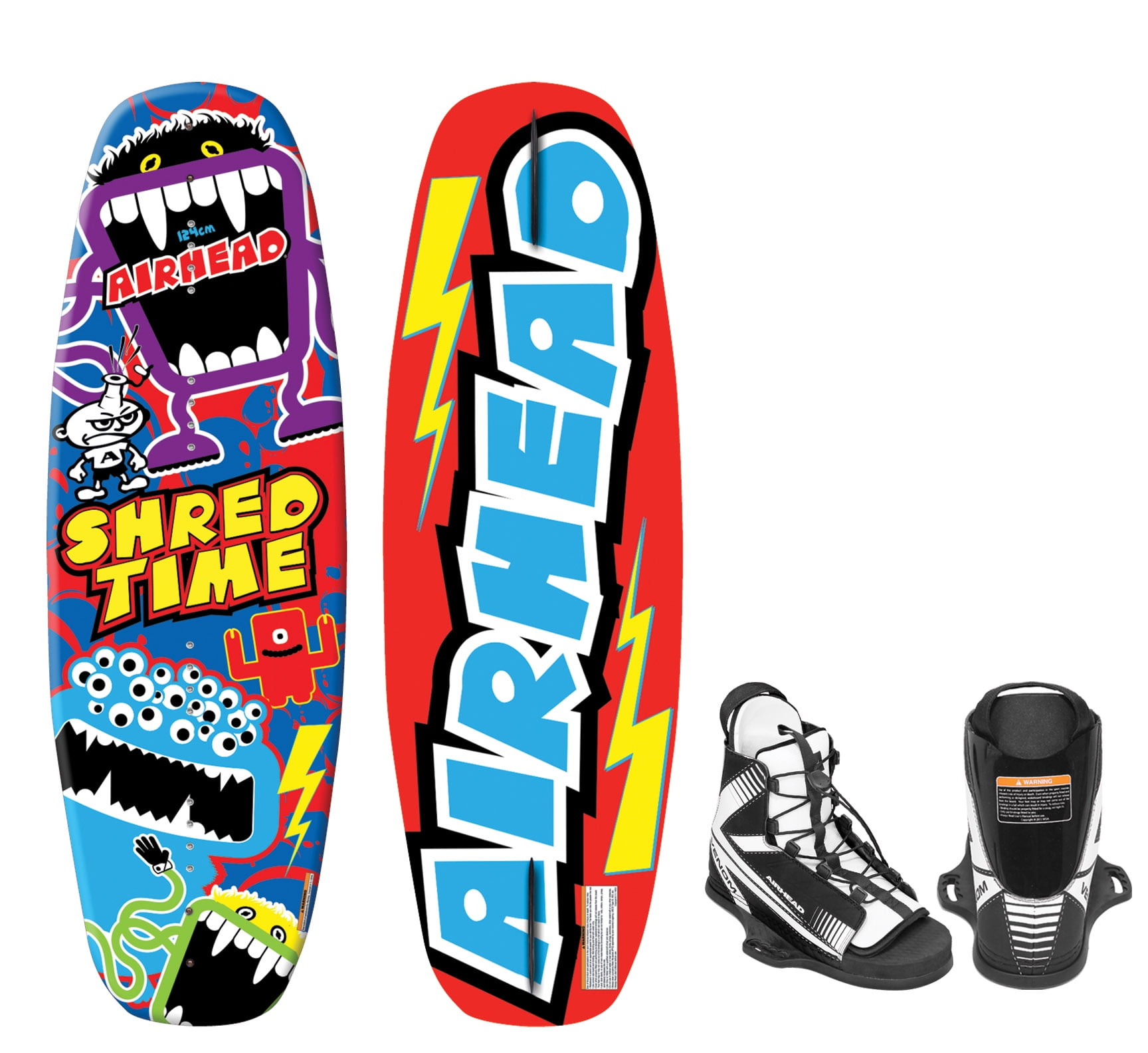 SHRED TIME Wakeboard w VENOM Binding 4-8 by AIRHEAD SPORTS GROUP