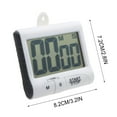 thumbnail image 5 of Vrorvz Digital Kitchen Timer with Beeping Alarm Clock Easy to Use Magnetic Countdown Display Up to 99 Minutes Convenient for Cooking and Baking Battery Operated Timer, 5 of 5