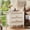 Grey, variant on LELELINKY 31.5" Wide Rattan Boho Nightstand, 3-Drawer Bedside Table with Storage, Tall Chest of Drawers for Bedroom, Living Room, Grey White