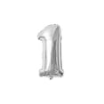 thumbnail image 3 of Cateissary Globos de aluminio digitales de 16 pulgadas para feliz cumpleaños, figuras de globos con número de oro rosa de aire, decoraciones para fiesta Kits de decoración para fiestas plata uno Cateissary HA002665-11, 3 of 6