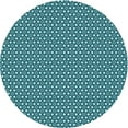 thumbnail image 1 of Ahgly Company Machine Washable Indoor Round Transitional Blue Diamond Blue Area Rugs, 5' Round, 1 of 7