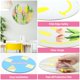 thumbnail image 3 of Espejo amarillo de 12 pulgadas con cara sonriente, decoración de espejo estético para niñas adolescentes, espejo acrílico, azulejo, espejo redondo, pared circular, 3 of 5