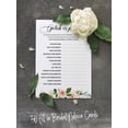 thumbnail image 5 of Inkdotpot Floral Brunch & BubblyBachelorette Party Bridal Shower Collection Polish Or PornGameCards 50-Pack Bulk Party ActivityGame, 5 of 7