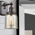 thumbnail image 3 of 916-1W-OB-G58 Innovations Lighting Bell - 1 Light Wall Sconce In Industrial Style-12 Inches Tall and 5 Inches Wide-Oil Rubbed Bronze Finish-Silver, 3 of 3