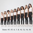 thumbnail image 6 of CALLINOX Girls Leggings High Waist Stretch Athletic Yoga Pants With Pockets For Kids 4T-16, 6 of 7