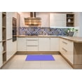 thumbnail image 6 of Ahgly Company Machine Washable Indoor Square Transitional Purple Mimosa Purple Area Rugs, 7' Square, 6 of 7