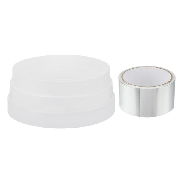 Uxcell 7" to 8" Duct Reducer Increaser Adapter, Plastic Ducting Connector White