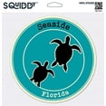 thumbnail image 3 of Squiddy Seaside Florida Beach Town Vinyl Sticker For Laptop Notebook Car 4" High, 3 of 4