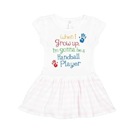 

Inktastic Handball player Future Gift Toddler Girl Dress