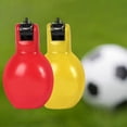 thumbnail image 1 of 2 Piezas Silbatos para Apretar Manuales Shamjiam Silbato de Entrenador Manual Amarillo y Rojo, 1 of 8
