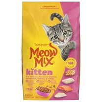 Meow Mix Kitten Li’l Nibbles Dry Cat Food for Kittens, 3.15 lb. Bag