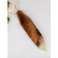 thumbnail image 6 of 2025 New Plush Tail Keychain, 3D Cute Shaggy Keychain, Soft Tail Accessory With Hook Pendant, Ideal For Bag/Backpack Decoration & Themed Events,E,2PCS, 6 of 8