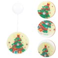 thumbnail image 3 of 1Pc Christmas LED Hanging Light Round Christmas Window Hanging Light Board, 3 of 7