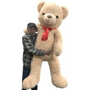 Giant 6 Ft Stuffed Plush Teddy Bear - Extra Large 72 Inch Big Plushie