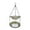 Gray, variant on Steadline Double Layer Hanging Bird Feeder For Outdoor Use - Durable Plastic Seed Dispenser With Large Capacity Easy To Fill And Clean Garden Wildlife Attraction For Balcony And Patio