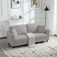 thumbnail image 4 of BSHTI 81.5 inch European Style Modern Sofa Couch,Minimalism Couches Sofa for Livingroom(Light Gray), 4 of 17
