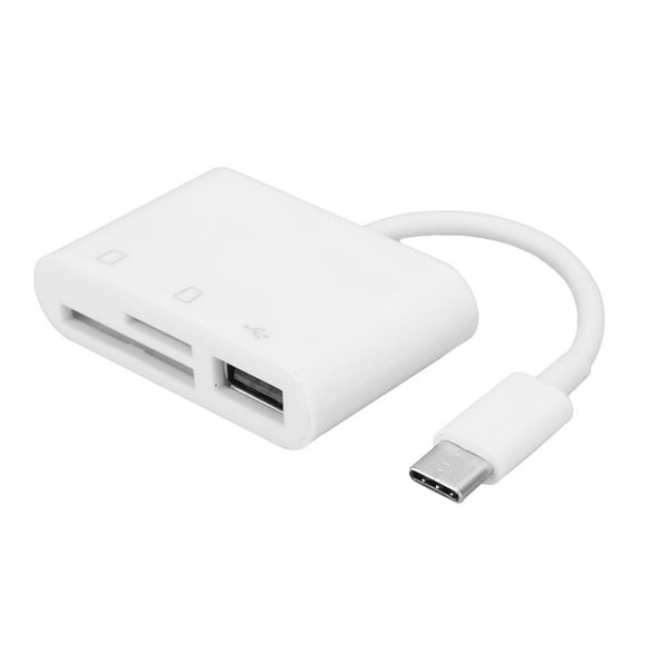 Adaptador De Lector De Tarjetas 3 En 1 Tipo C A Lector De Tarjetas De Memoria Adaptador De Concentrador USB De Transmisión De Datos Para Teléfono Portátil ANGGREK Otros