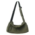 thumbnail image 1 of Retro Washed Canvas Shoulder Bags Large Capacity Designer Hobo Crossbody Handbag, 1 of 9