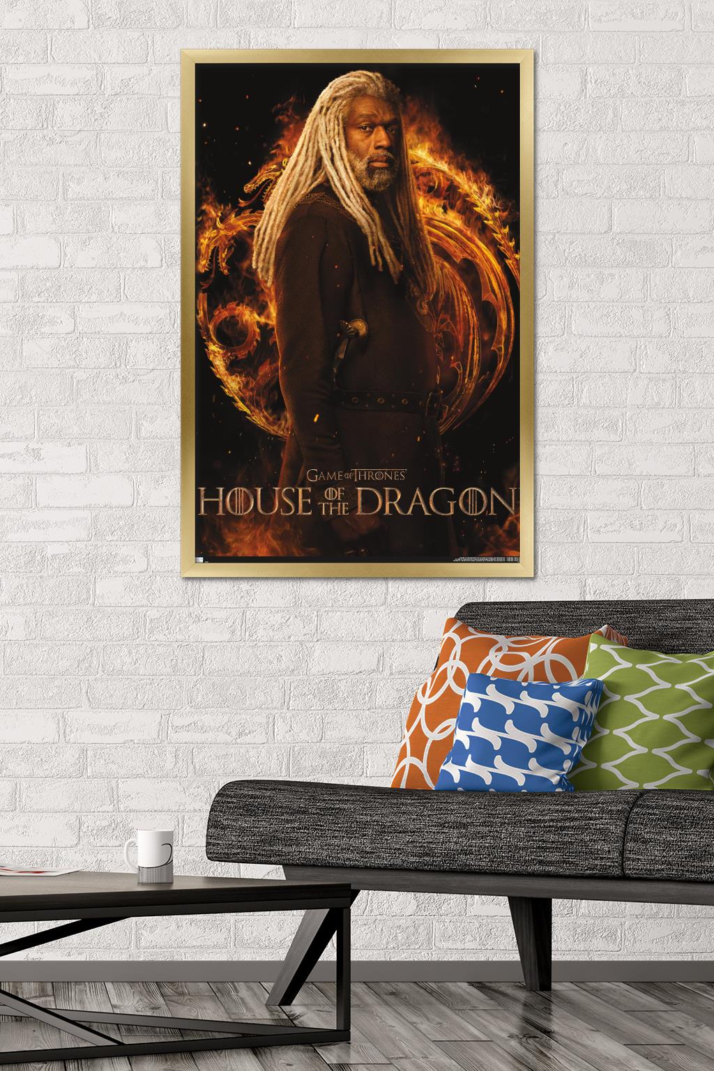 House of the Dragon - Corlys One Sheet Wall Poster, 22.375" x 34" Framed