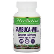 Paradise Herbs Sambuca-Well, European Elderberry, 60 Vegetarian Capsules