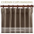 thumbnail image 7 of StangH Taupe Velvet Curtains 96 inches Long, Luxury Back Tab Thermal Insulated Room Darkening Window Drapes for Sliding Glass Door/Bedroom, W52 x L96, 2 Panels, 7 of 7