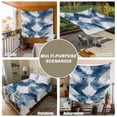 thumbnail image 6 of Blue White Wave Abstract Tapestry for Bedroom Wall Hanging Tapestry, Artwork Modern Waves Ceiling Backdrop Tapestries Poster Blanket Wall Decor for Teens Room Living Room Dorm 59" x 90", 6 of 8