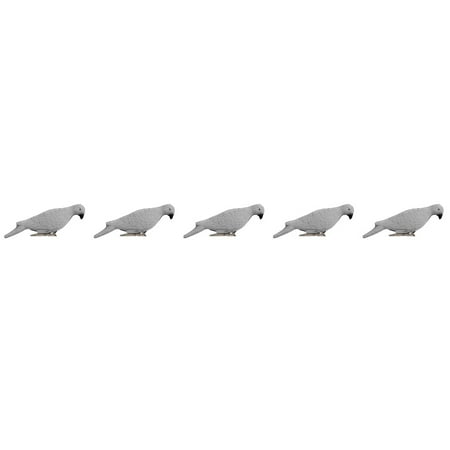 FRCOLOR 5pcs Foam Pigeon Statue Foam Pigeon Figure Archery Animal Target Hunting Practice Target