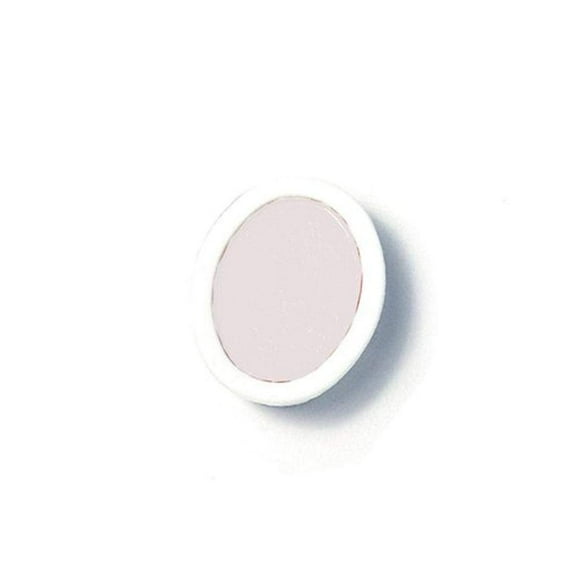 Juego de 12 sartenes ovalados para pintura acuarela, color blanco