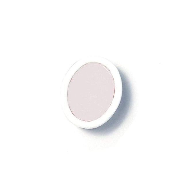 Juego de 12 sartenes ovalados para pintura acuarela, color blanco