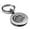 Silver, variant on Stainless Steel Water Element Round Medallion Keychain Circle Ring