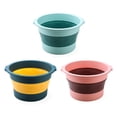 thumbnail image 3 of Foldable Foot Soaking Bucket Plastic Foot Bath Bucket Thickening Foot Washing Bucket Basin Massage Foot Bathing, 3 of 8