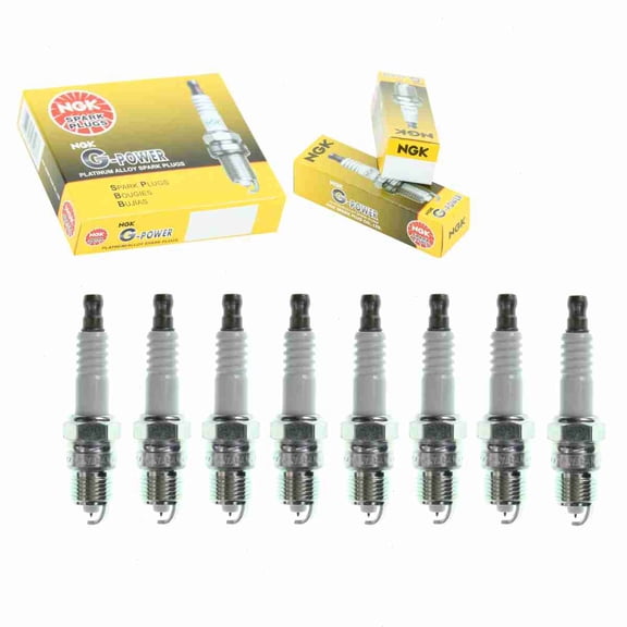 8 pc NGK G-Power Spark Plugs compatible with Chevrolet K2500 5.0L 5.7L 7.4L V8 1988-1995