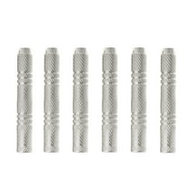 Yoetaun 6 Pieces Dart for Nylon/Steel Darts Tip Dart Accessories 47mm 12g 2BA Thread Silver