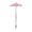 Pink, variant on Adjustable Sun Shade Umbrella for Potted Flowers - 10.2" Mini Garden Parasol Outdoor Cover - Metal Stake Sunblock for Balcony, Patio & Small Plants(Pink)