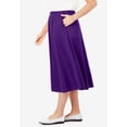 thumbnail image 4 of Woman Within Plus Size Petite 7-Day Knit A-Line Skirt, 4 of 6