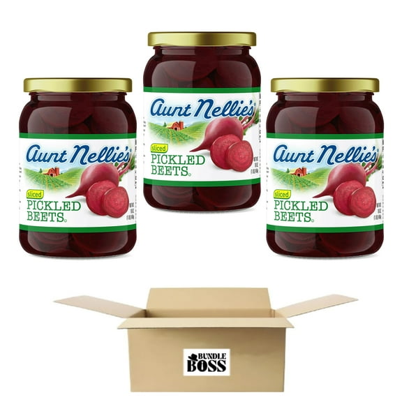 Aunt Nellie's Sliced Pickled Beets Jar, 16 Oz (3 pack)