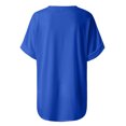 thumbnail image 6 of Rezuofi 1 Pcs Womens Summer 2025 V Neck Casual Tunic Tops Spring Fashion Basic Trendy Outfits, 6 of 7