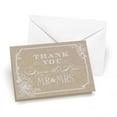 thumbnail image 2 of Hortense B. Hewitt Hortense B Hewitt Country Blossom Thank You Note Cards & Envelopes 50 pack, white, 2 of 2