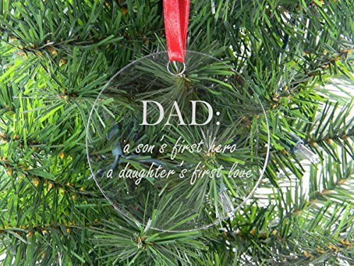 dad and son ornament